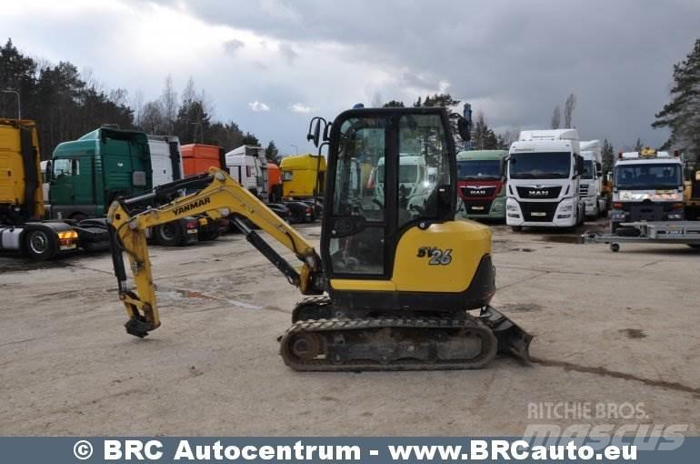 Yanmar SV26 Minigrävare < 7t