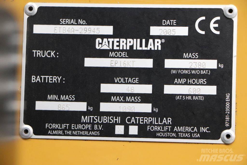 CAT EP16KT Elmotviktstruckar