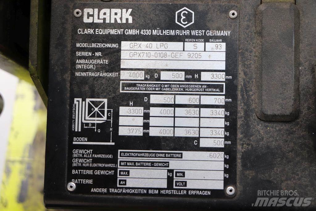 Clark GPX 40 Gasolmotviktstruckar