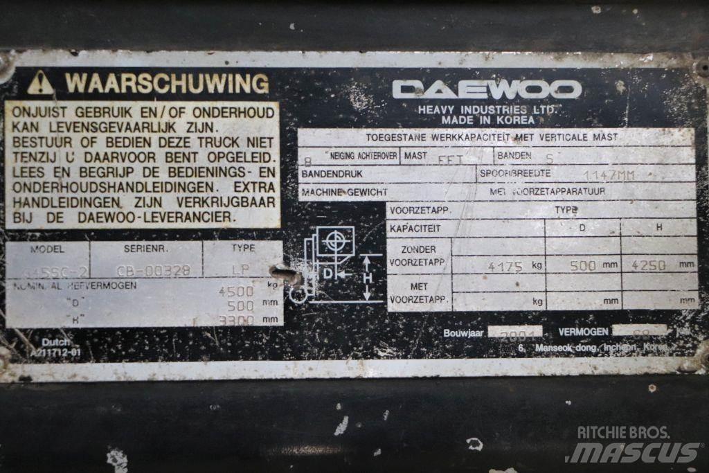 Daewoo G45SC-2 Gasolmotviktstruckar