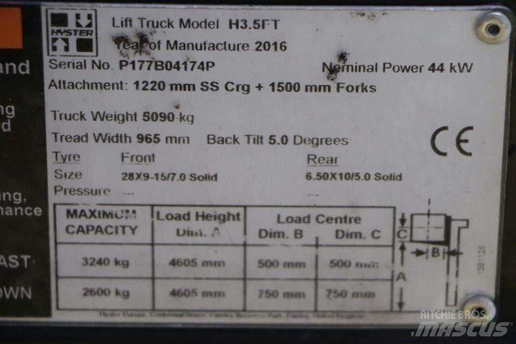 Hyster H3.5FT Gasolmotviktstruckar