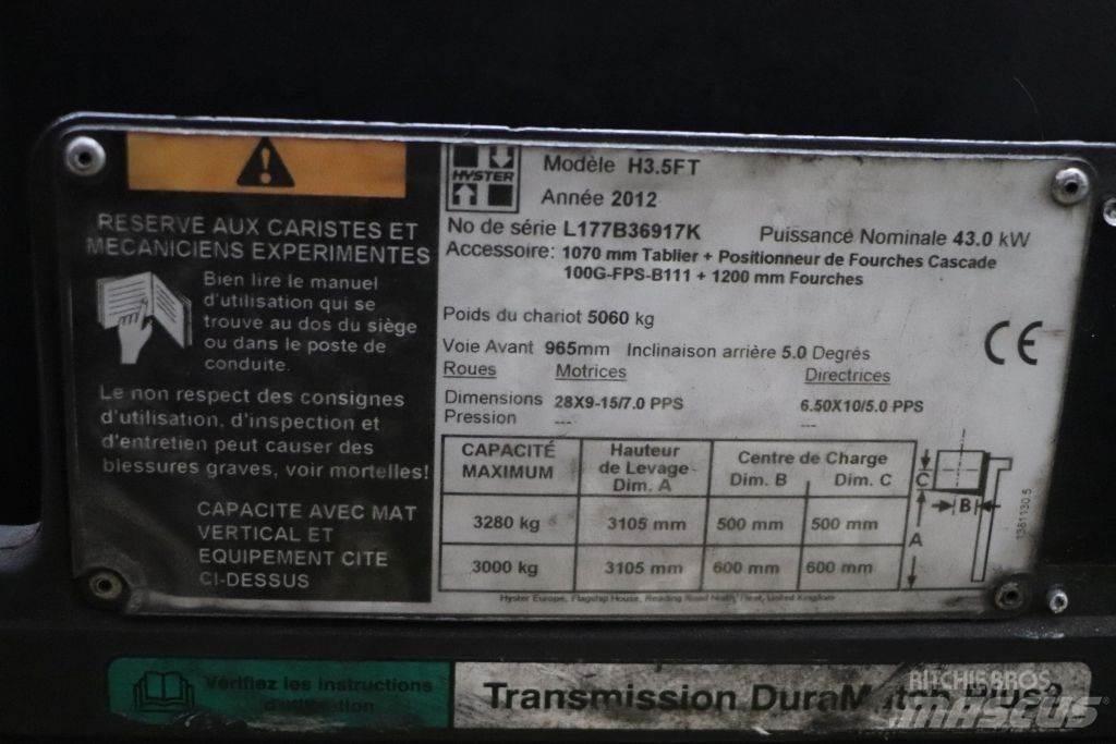 Hyster H3.5FT Dieselmotviktstruckar