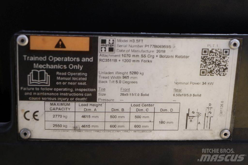 Hyster H3.5FT Dieselmotviktstruckar