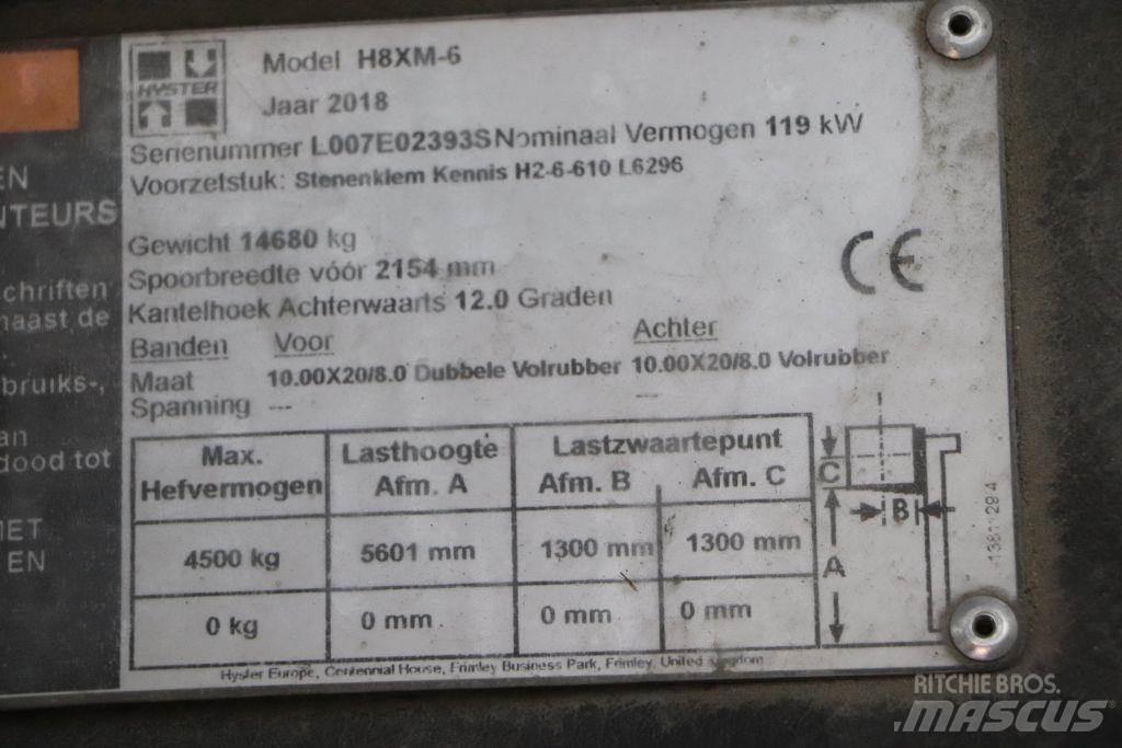Hyster H8XM-6 Dieselmotviktstruckar
