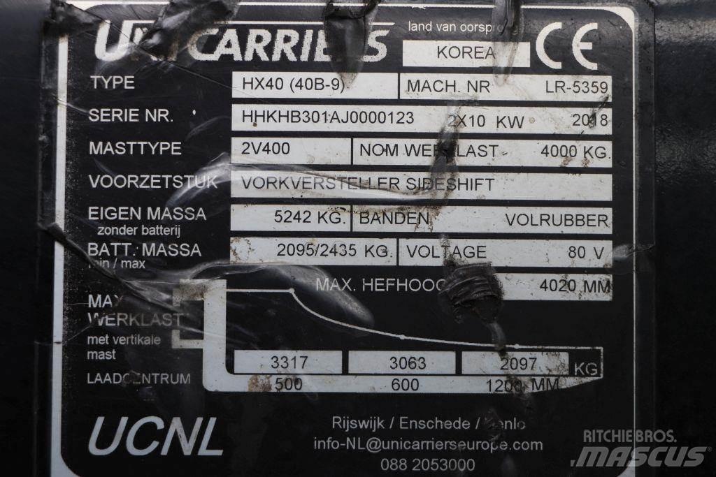 Hyundai 40B-9 Elmotviktstruckar