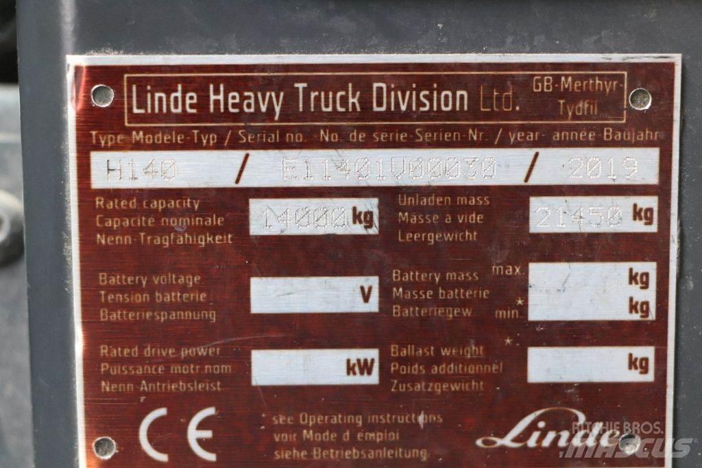 Linde H140 Dieselmotviktstruckar