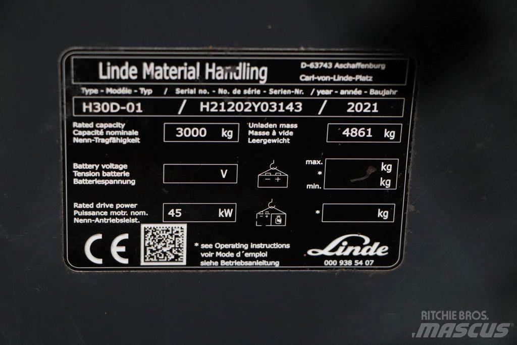 Linde H30D-01 Dieselmotviktstruckar