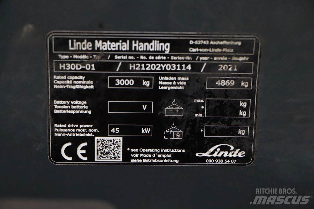 Linde H30D-01 Dieselmotviktstruckar