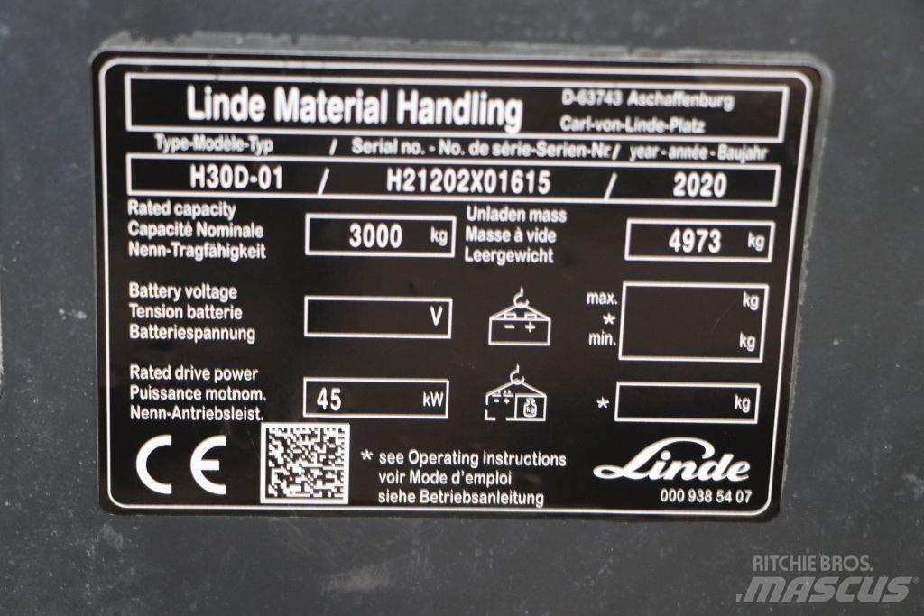 Linde H30D-01 Dieselmotviktstruckar