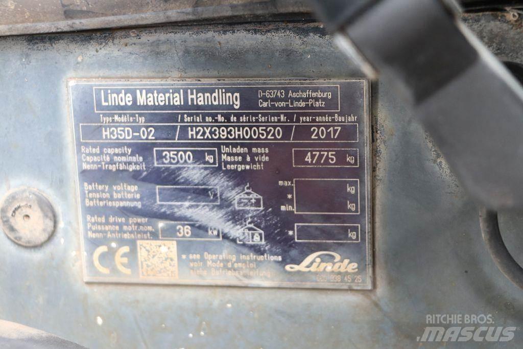 Linde H35D-02 Dieselmotviktstruckar