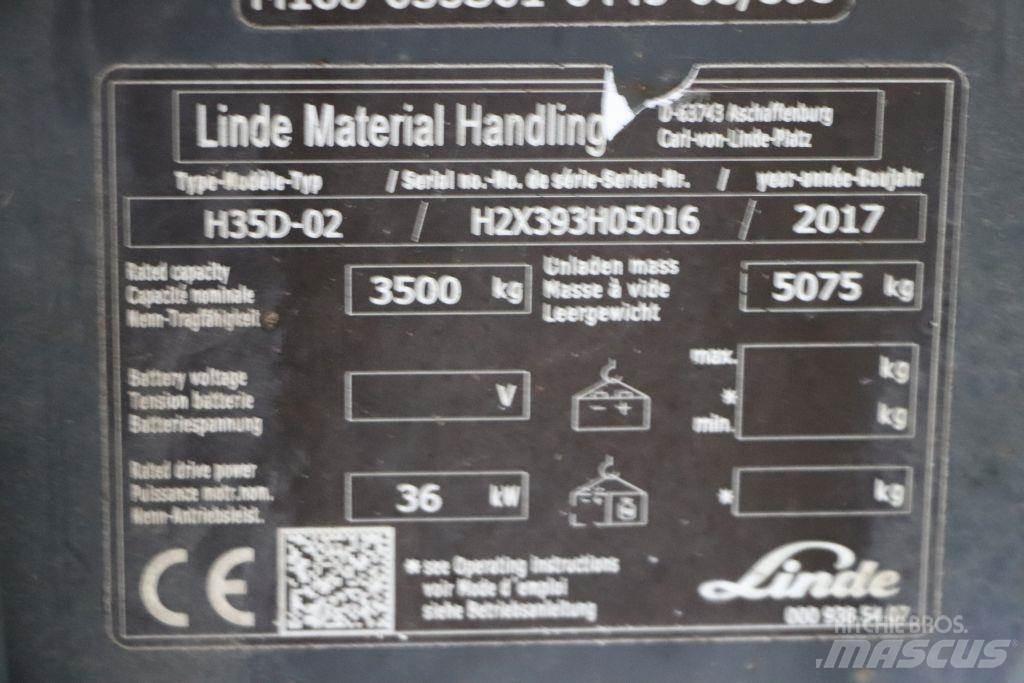 Linde H35D-02 Dieselmotviktstruckar