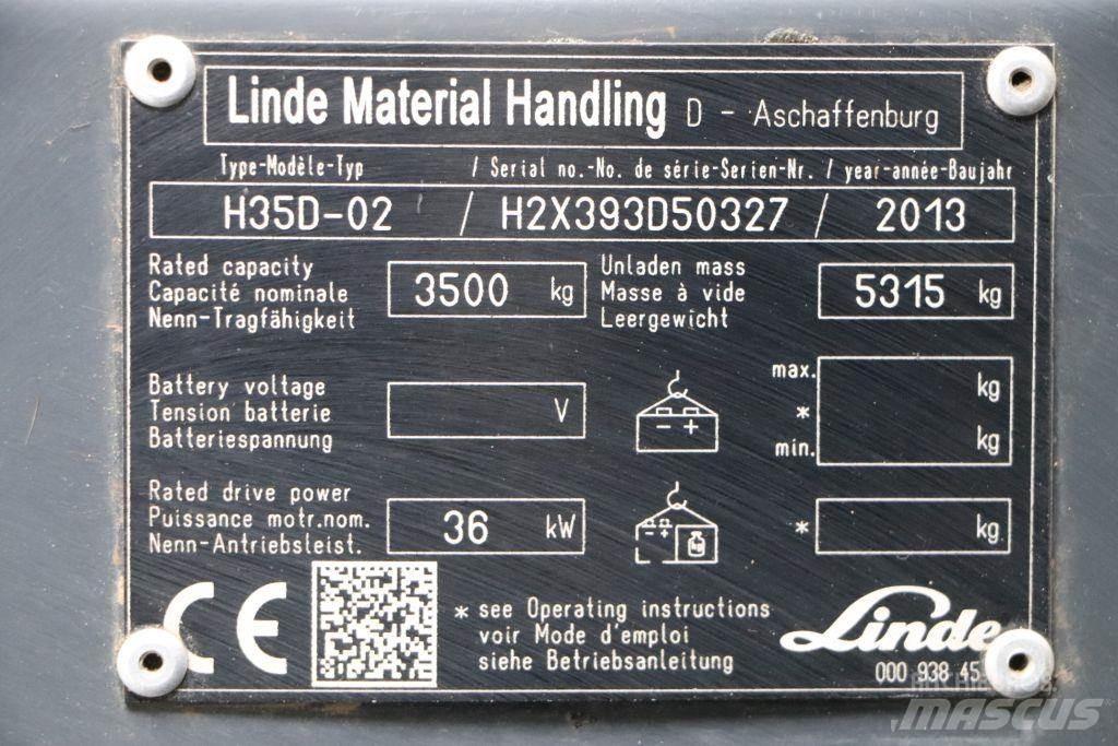 Linde H35D-02 Dieselmotviktstruckar