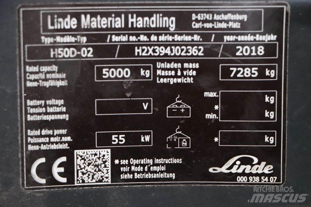 Linde H50D-02 Dieselmotviktstruckar