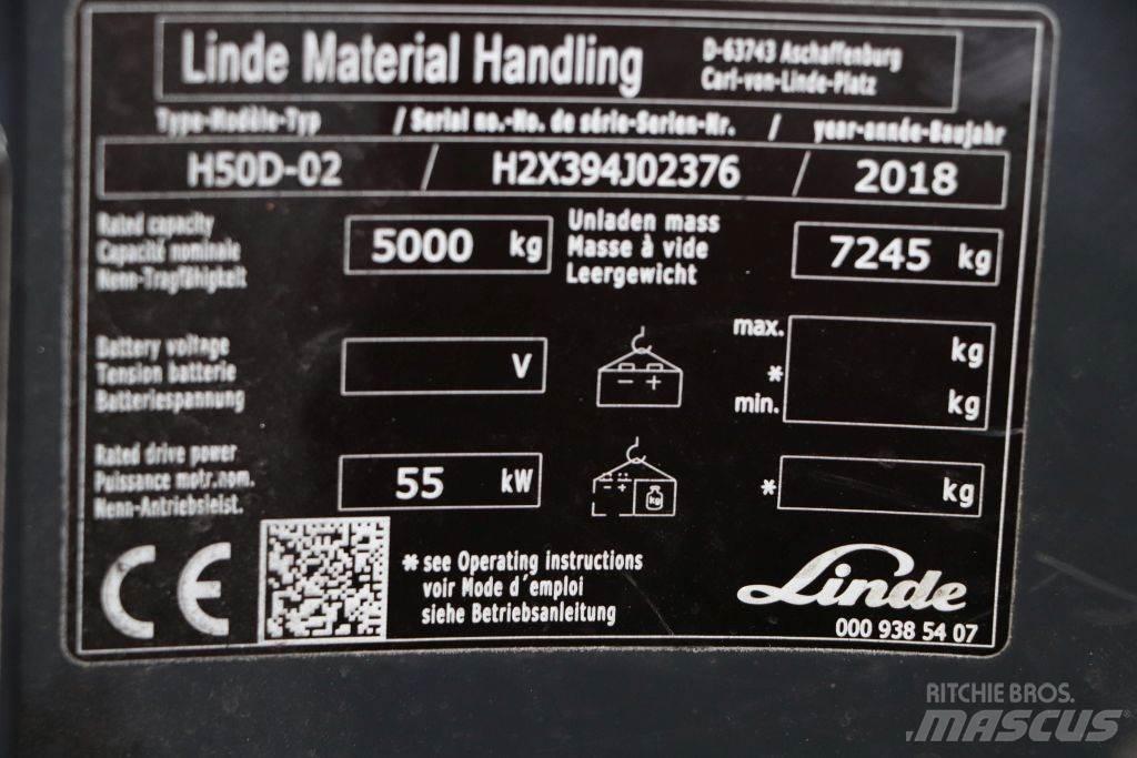 Linde H50D-02 Dieselmotviktstruckar