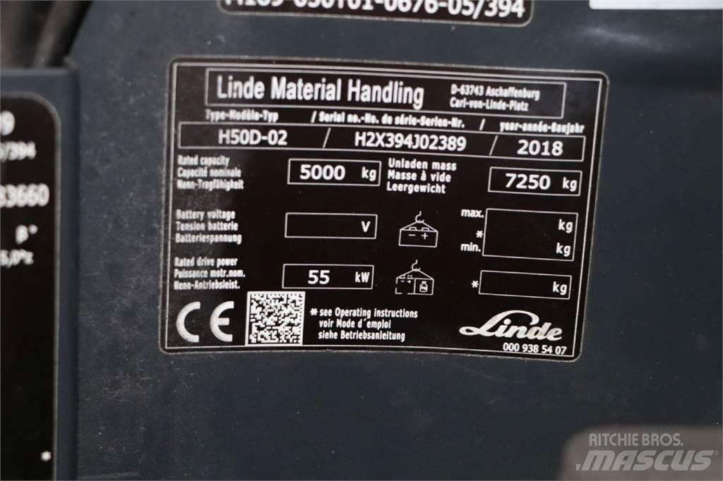 Linde H50D-02 Dieselmotviktstruckar