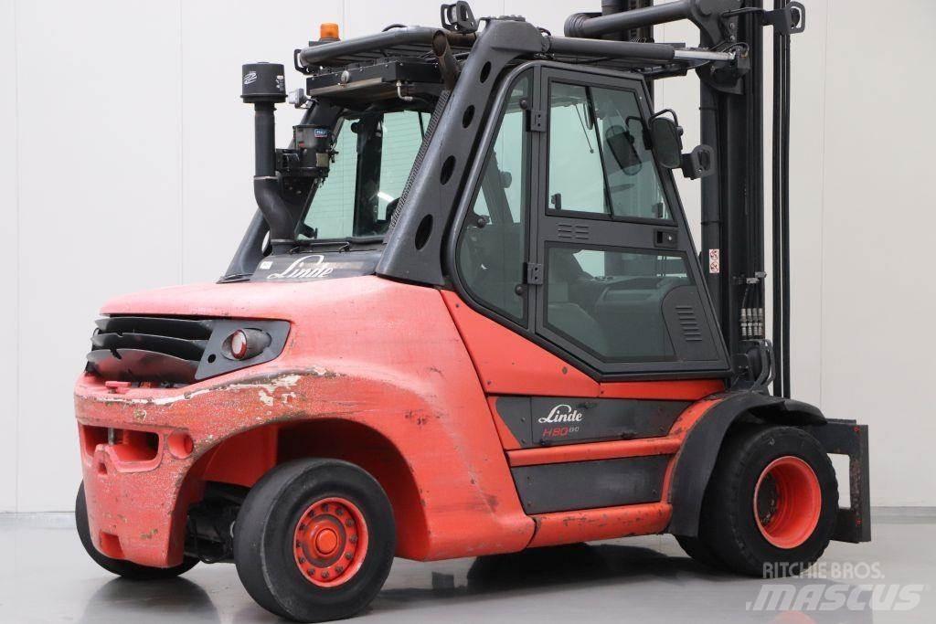 Linde H80D-03/900 Dieselmotviktstruckar