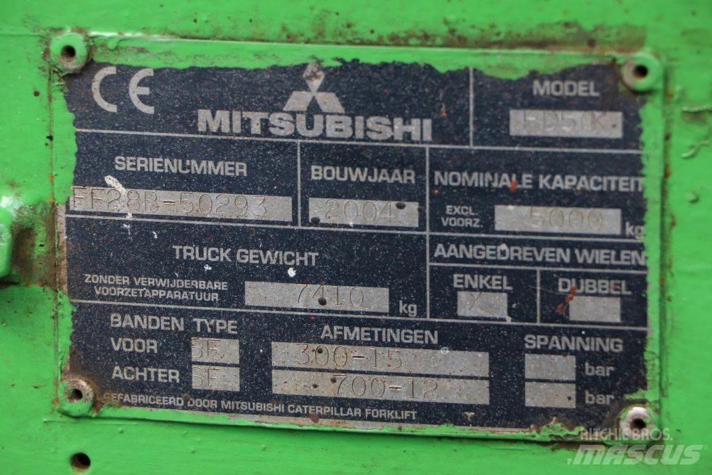 Mitsubishi FD50K Dieselmotviktstruckar