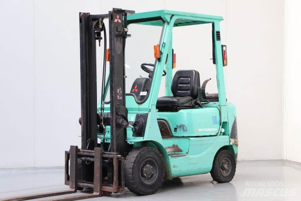 Mitsubishi FG15K Gasolmotviktstruckar