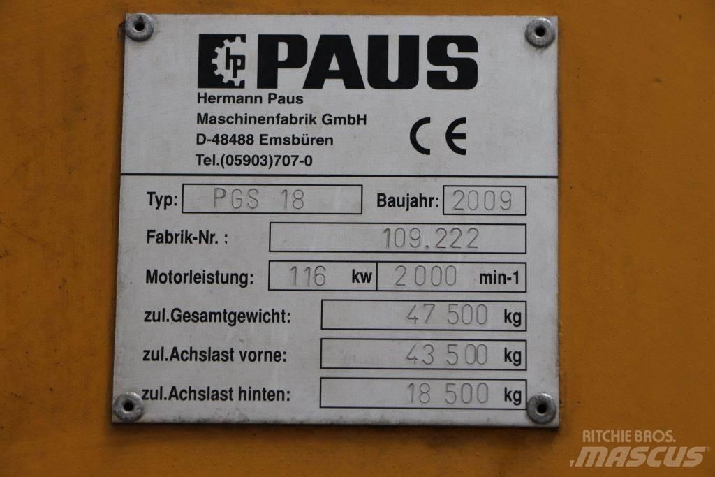 Paus PGS 18 Dieselmotviktstruckar