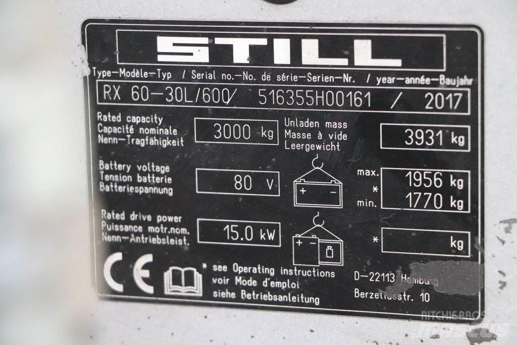 Still RX60-30L/600 Elmotviktstruckar