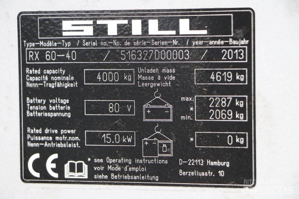 Still RX60-40 Elmotviktstruckar