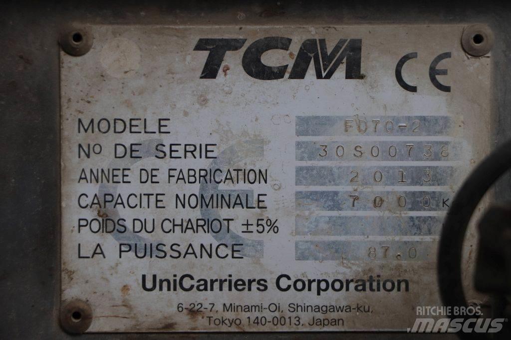 TCM FD70-2 Dieselmotviktstruckar