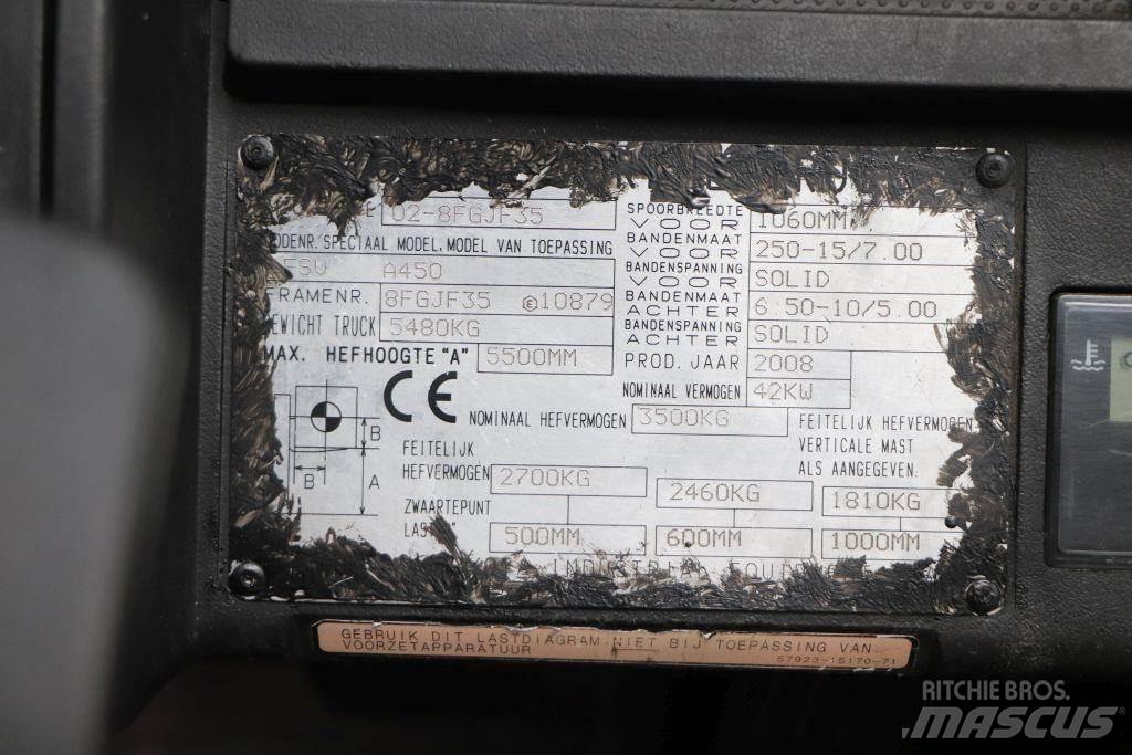 Toyota 02-8FGJF35 Gasolmotviktstruckar
