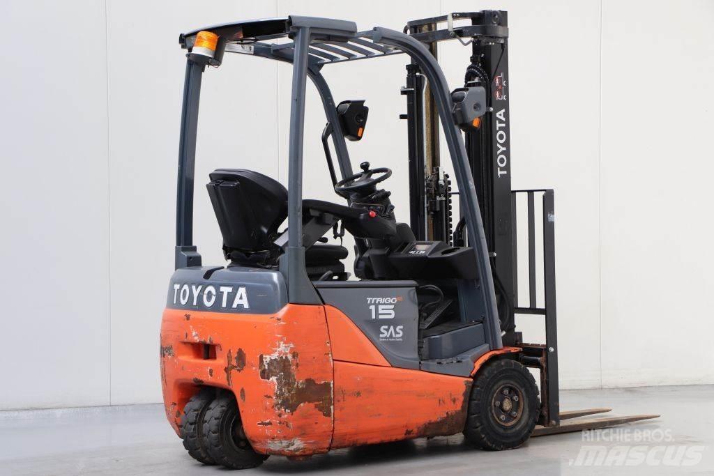 Toyota 8FBET15 Elmotviktstruckar