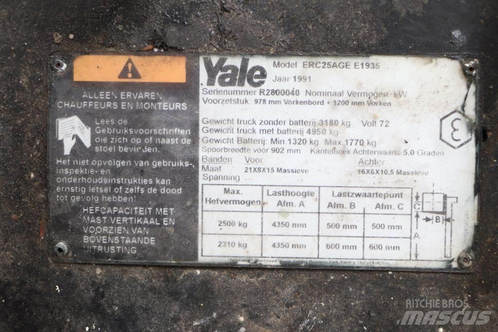 Yale ERC25AGE Elmotviktstruckar