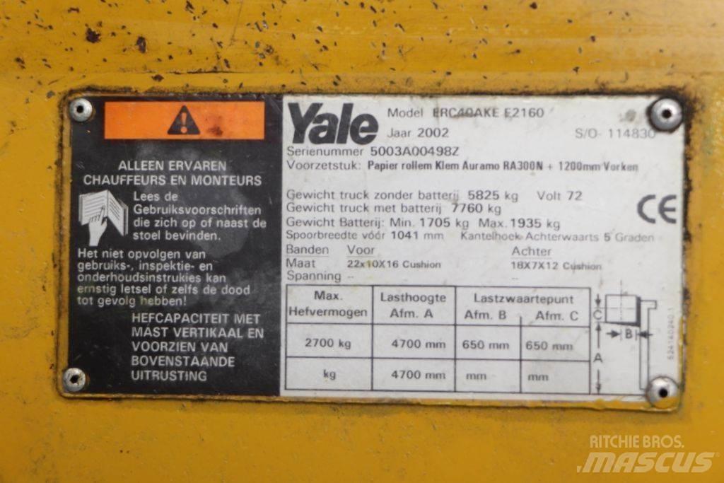 Yale ERC40AKE Elmotviktstruckar