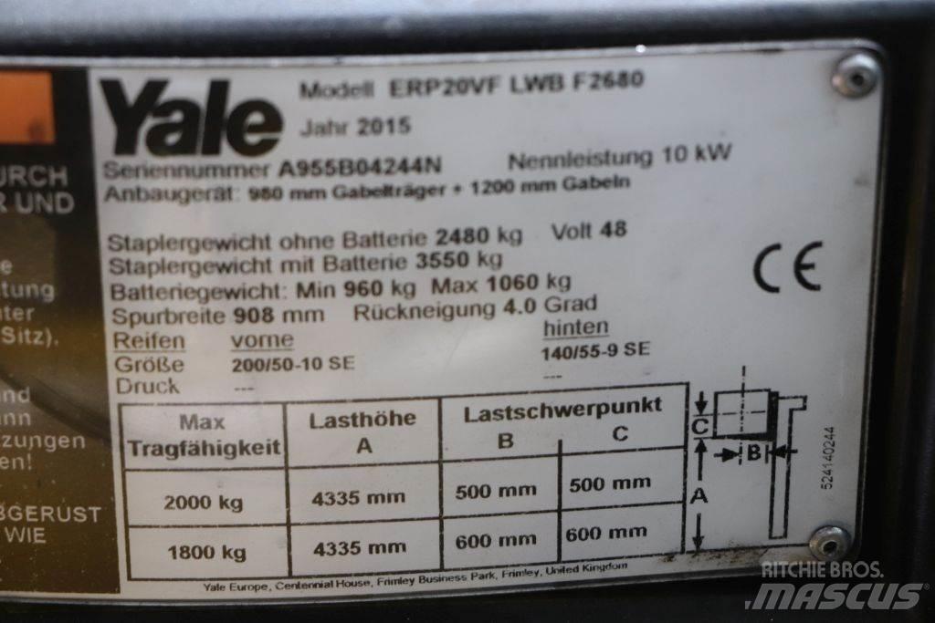 Yale ERP20VF Elmotviktstruckar