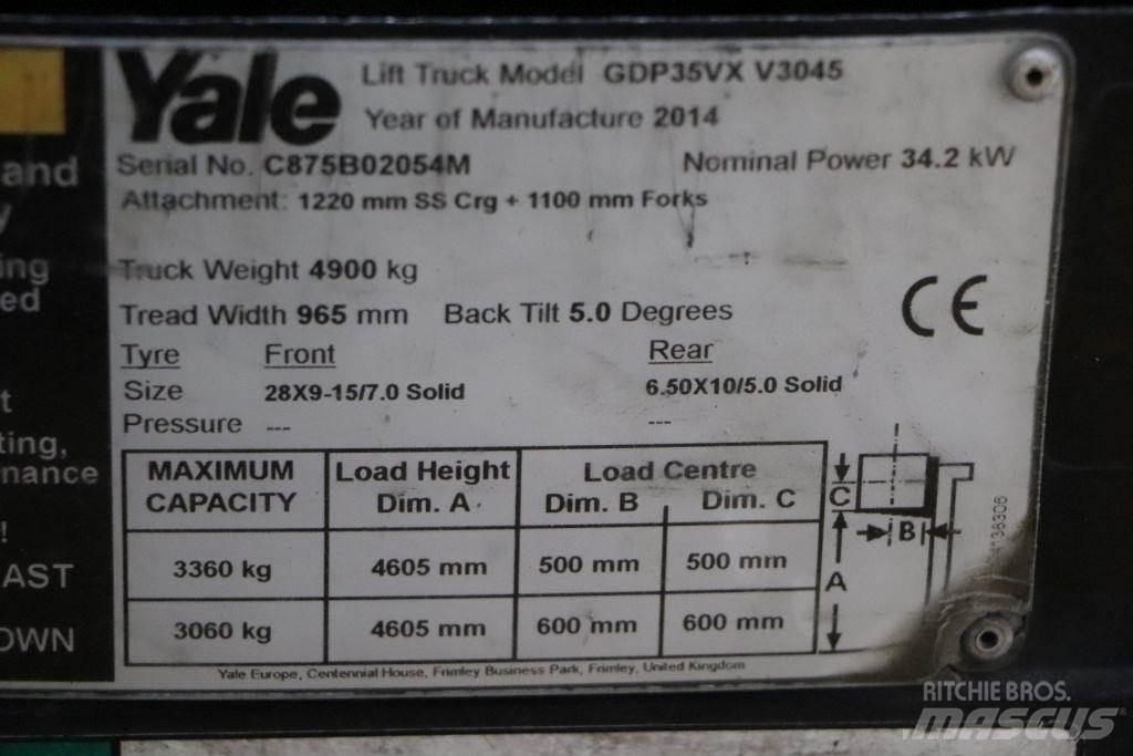 Yale GDP35VX Dieselmotviktstruckar