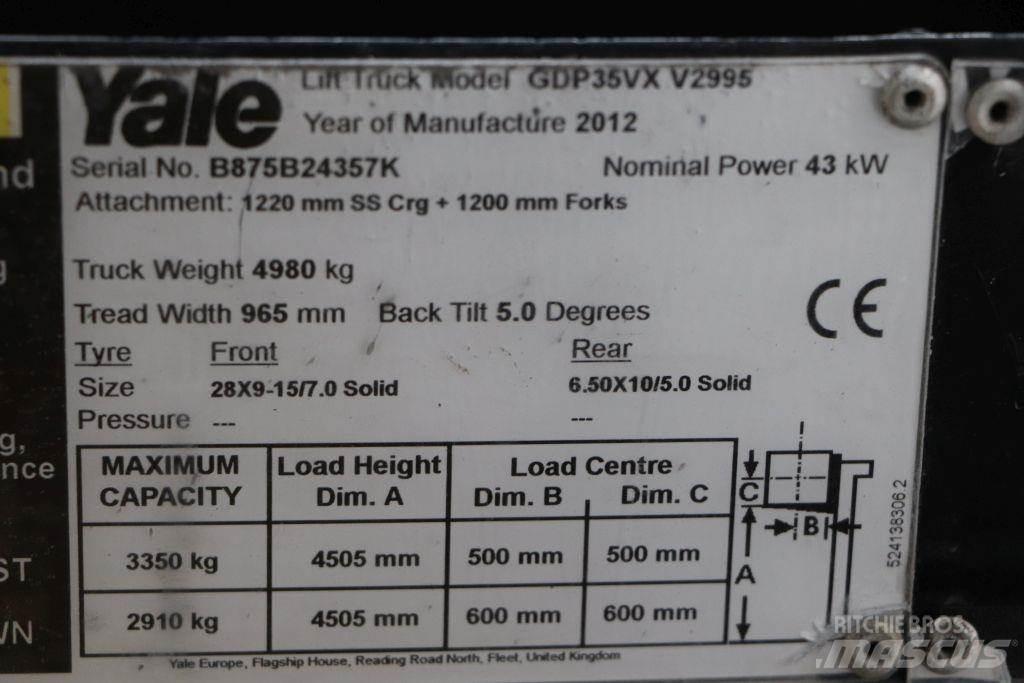 Yale GDP35VX Dieselmotviktstruckar