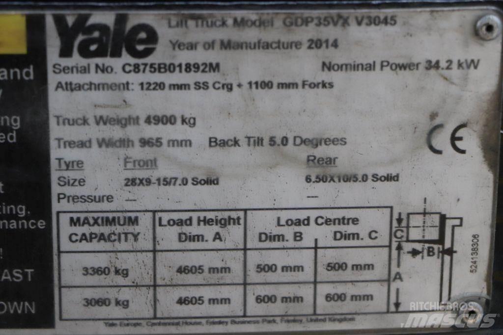 Yale GDP35VX Dieselmotviktstruckar