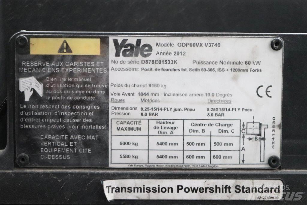 Yale GDP60VX Dieselmotviktstruckar