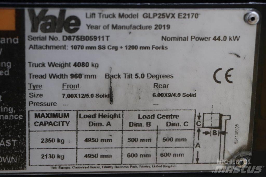 Yale GLP25VX Gasolmotviktstruckar