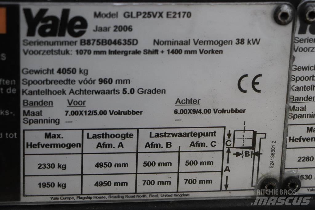 Yale GLP25VX Gasolmotviktstruckar