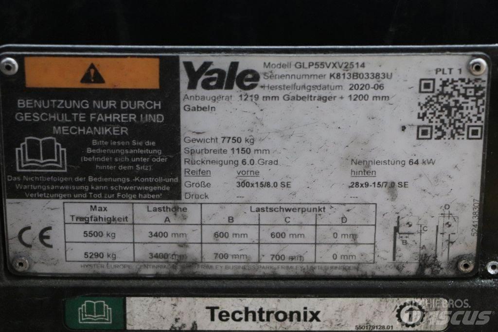 Yale GLP55VX Gasolmotviktstruckar