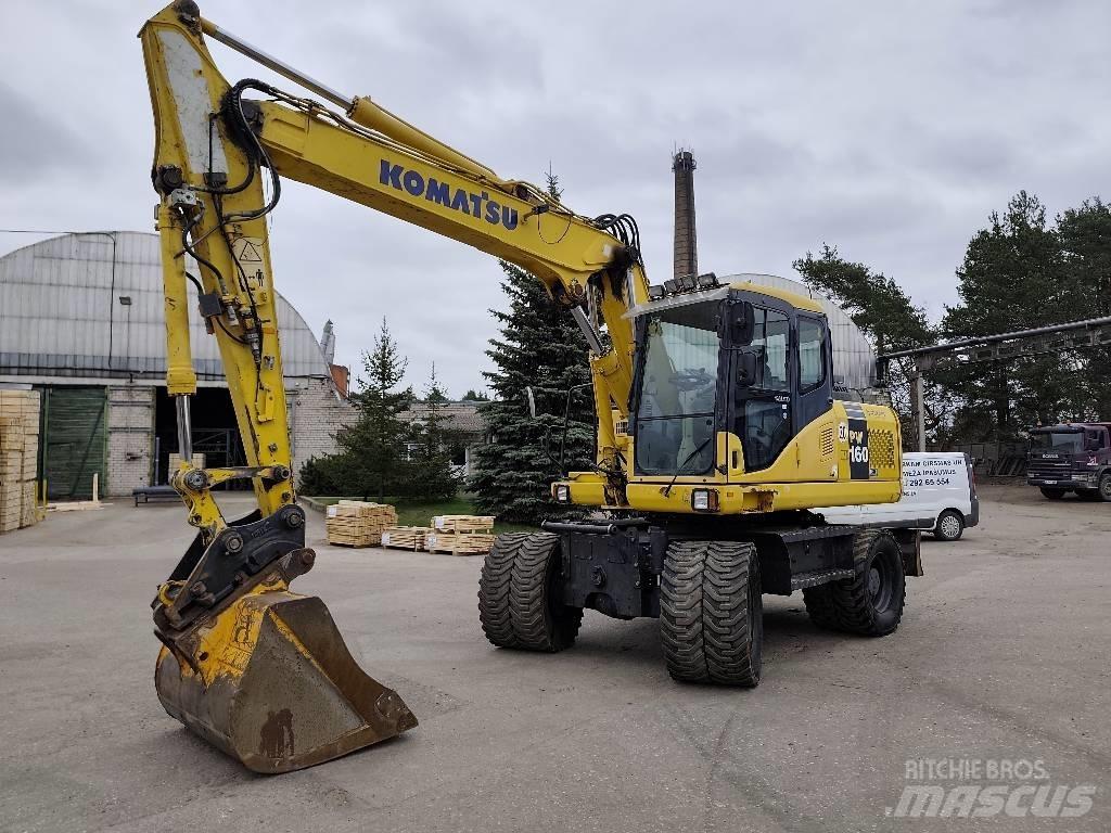 Komatsu PW 160-7E0 Hjulgrävare
