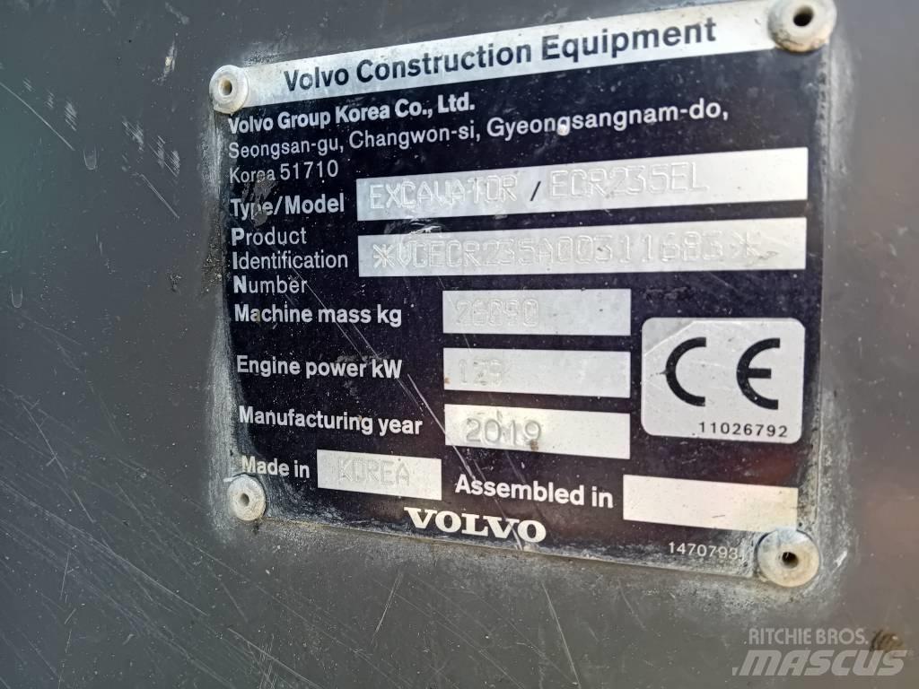Volvo ECR 235 E Bandgrävare
