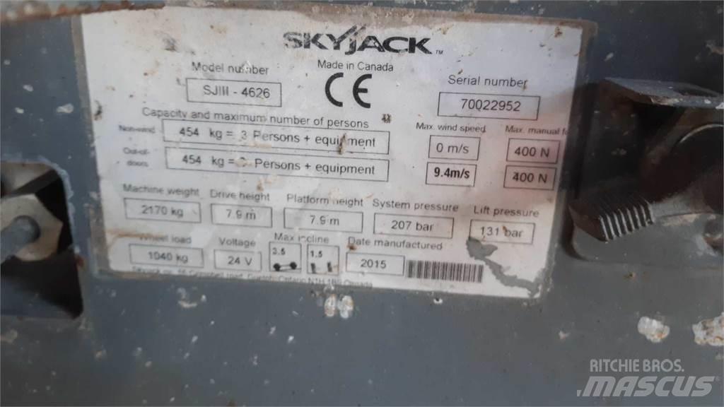 SkyJack SJIII4626 Saxliftar