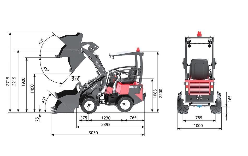 Kraft K160H Hjullastare