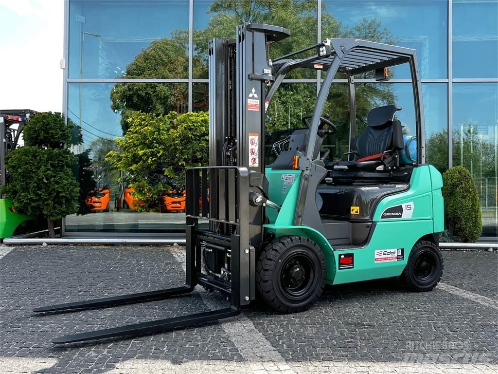 Mitsubishi FG15N Gasolmotviktstruckar