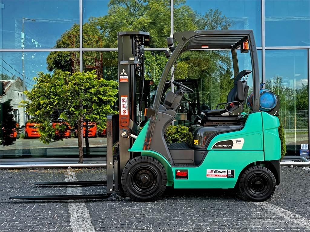 Mitsubishi FG15N Gasolmotviktstruckar