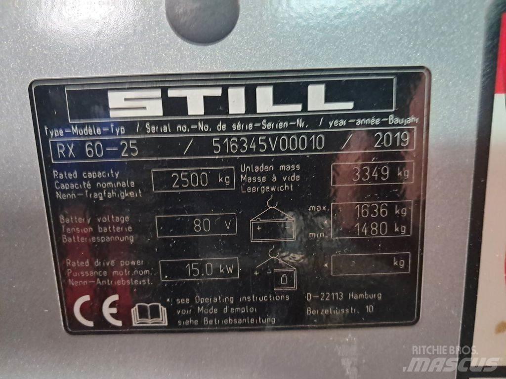 Still RX60-25 Elmotviktstruckar