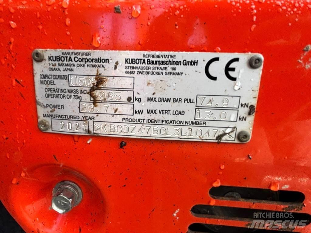 Kubota U 50 Minigrävare < 7t