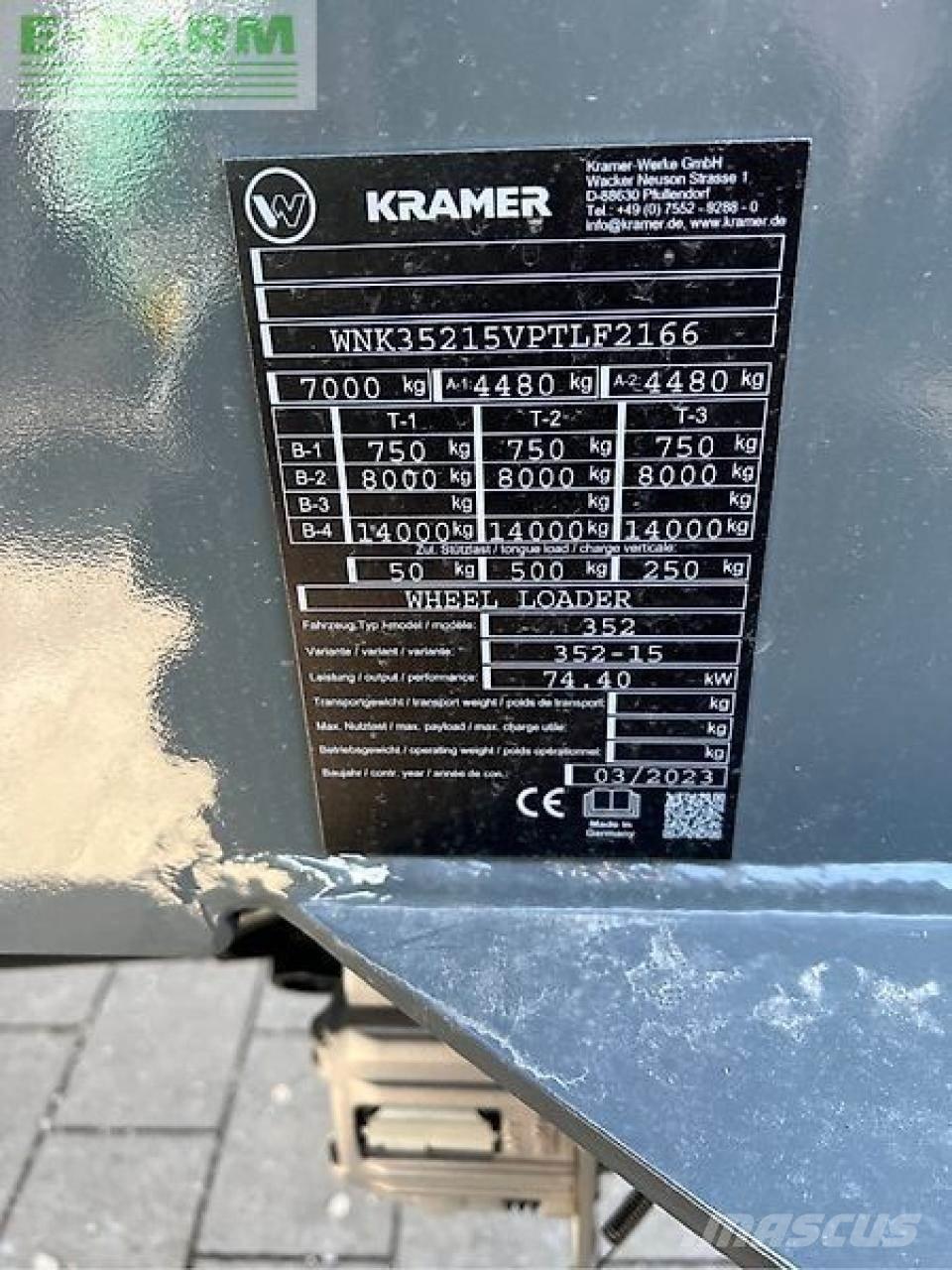 Kramer kl35.8t Redskapsbärare för lantbruk