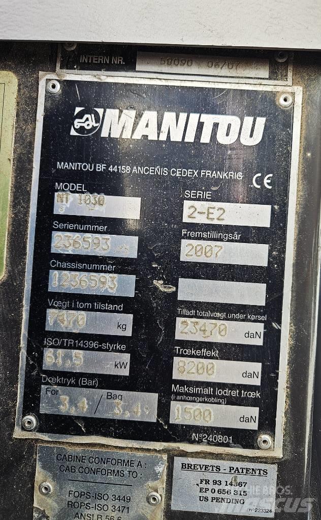 Manitou 1030 Teleskoplastare