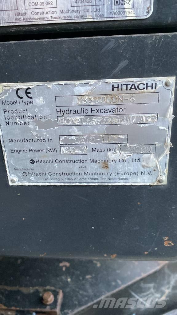 Hitachi ZX210LCN-6 Skördare