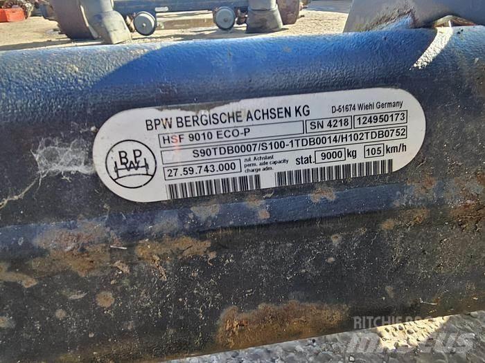 BPW HSF 9010 ECO-P Hjulaxlar